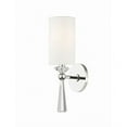 thumbnail image 1 of Hudson Valley Lighting 9951 Birch 1 Light 15" Tall Wall Sconce - Nickel, 1 of 4