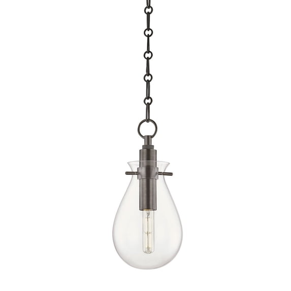 Hudson Valley Lighting Bko101 Ivy 1 Light 8" Wide Led Mini Pendant - Bronze