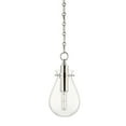thumbnail image 1 of Hudson Valley Lighting Bko101 Ivy 1 Light 8" Wide Led Mini Pendant - Nickel, 1 of 4