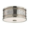 thumbnail image 1 of Hudson Valley Lighting - Gaines - Two Light Flush Mount-Historic Nickel Finish, 1 of 2