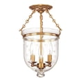 thumbnail image 1 of Hudson Valley Lighting - Hampton - Three Light Flush Mount with Star Pattern, 1 of 2