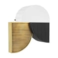 thumbnail image 1 of Hudson Valley Lighting Kbs1428102 Construct 2 Light 13" Tall Led Wall Sconce - Brass, 1 of 1