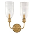 thumbnail image 1 of Hudson Valley Lighting - Lafayette Collection - Two Light Wall Sconce-Aged Brass, 1 of 2