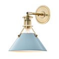 thumbnail image 1 of Hudson Valley Lighting Mds350-Bb Painted No.2 1 Light 11" Tall Wall Sconce - Brass, 1 of 2