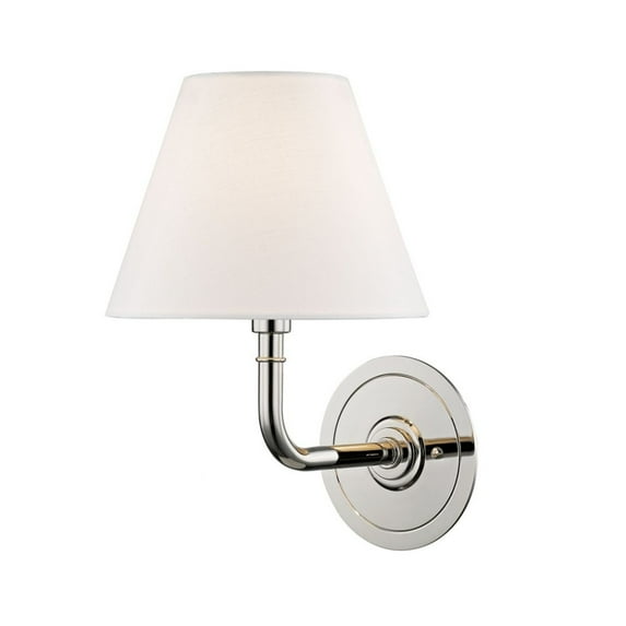 Hudson Valley Lighting Mds600 Signature No.1 1 Light 11" Tall Wall Sconce - Nickel