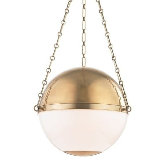 Hudson Valley Lighting Mds751 Sphere No.2 3 Light 21" Wide Pendant - Brass