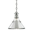 thumbnail image 1 of Hudson Valley Lighting Mds951 Metal No. 2 6" Wide Mini Pendant - Nickel, 1 of 1
