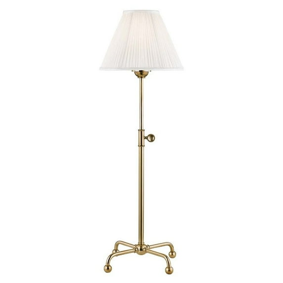 Hudson Valley Lighting Mdsl107 Classic No.1 1 Light 24" Tall Buffet Table Lamp - Brass