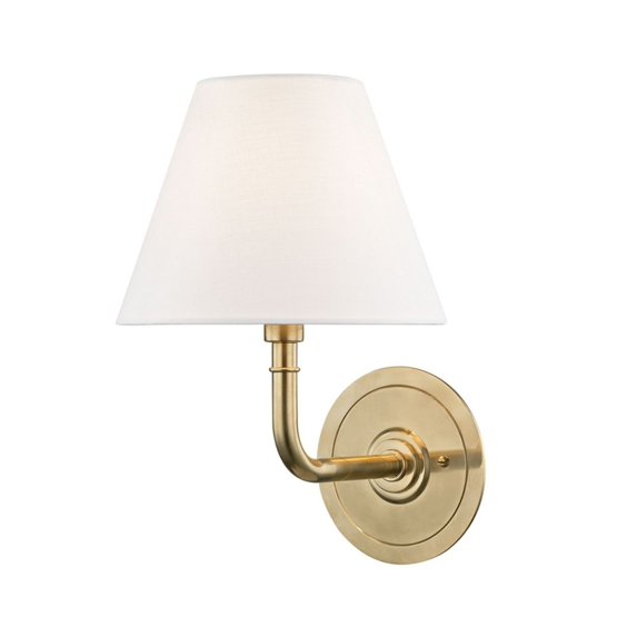 Hudson Valley Lighting - Signature No.1 - 1 Light Wall Sconce - 8 Inches Wide by