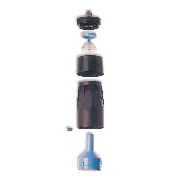 Hudson 1/2" Black and Blue ABS Plastic Float Valve