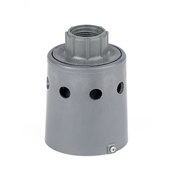 Hudson Valve V Gray-Colored Durable Glass-Filled Nylon 1 Inch Water Tank Valve