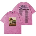 thumbnail image 1 of Hudson Westbrook "2025 Summer Tour" Merch cotton short sleeved role-playing washed T-shirt unisex fashion pure cotton short sleeved shirt, 1 of 5