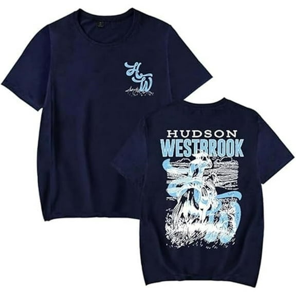 Hudson Westbrook 2025 T-shirt Retro Fashion Short-sleeved Neutral Summer Trend Casual Tops
