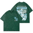 thumbnail image 1 of Hudson Westbrook 2025 Washed T-shirt Retro Trend Short-sleeved Neutral Hip-hop Outfit, 1 of 2