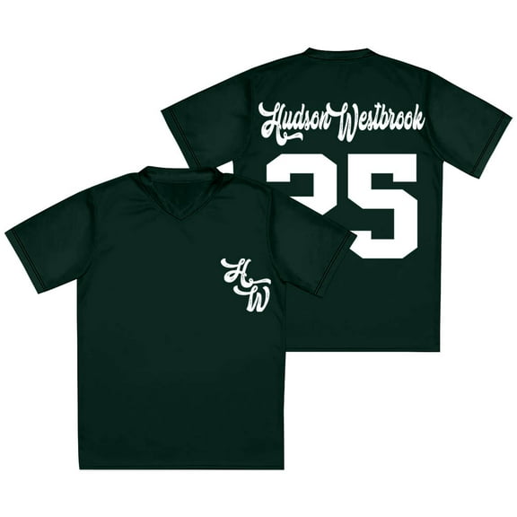 Hudson Westbrook 25 V-neck Jersey Texas Forever Tour Merch Tee Unisex Fashion Short Sleeve T-Shirts