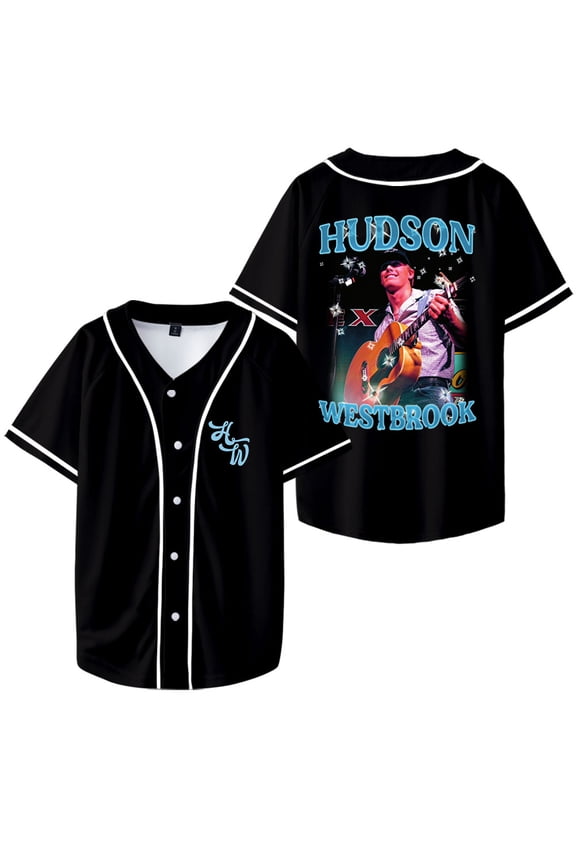 Hudson Westbrook Baseball Jacket Merch Unisex Fashion Casual Short Sleeve Clothing
