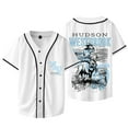 thumbnail image 1 of Hudson Westbrook Baseball Jacket Tee Women Men Casual Printed Fashion Cool Summer Tops Tee, 1 of 2