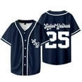 thumbnail image 1 of Hudson Westbrook Baseball Jacket Texas Forever Tour Merch V-neck Short Sleeve T-shirts, 1 of 6