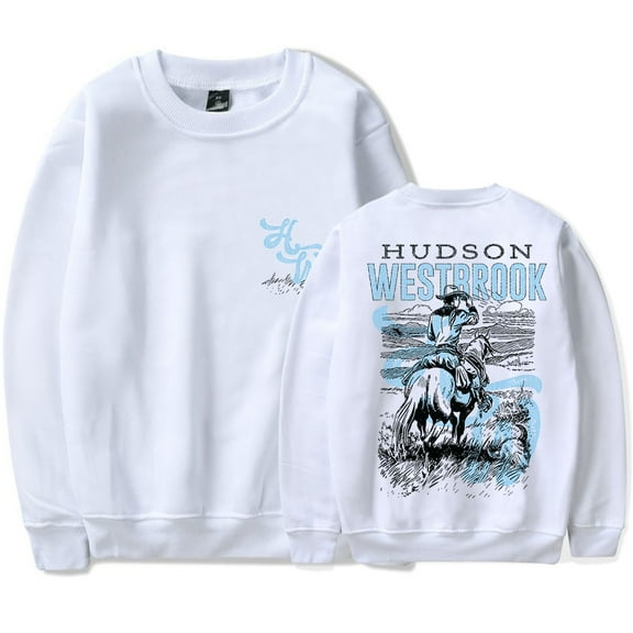 Hudson Westbrook Cowboy Crewneck Sweatshirts Take Your Time Tour 2025 Merch Unisex Long Sleeve Tee
