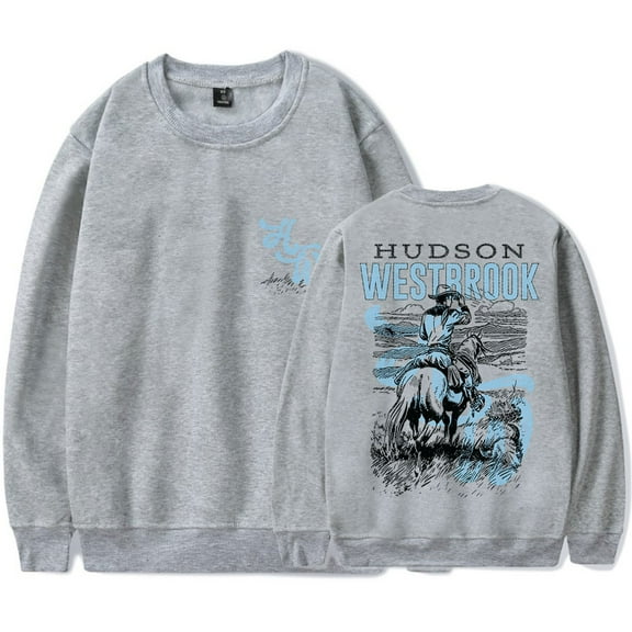 Hudson Westbrook Cowboy Crewneck Sweatshirts Take Your Time Tour 2025 Merch Unisex Long Sleeve Tee