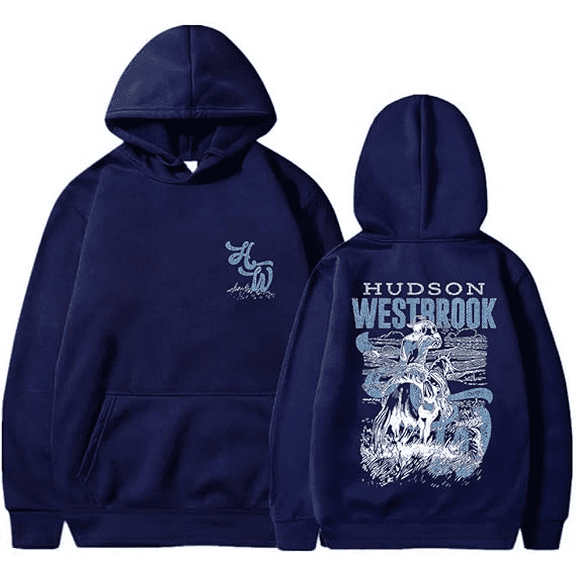 Hudson Westbrook Cowboy Hooded Take Your Time Tour Hooded Drawstring Pocket Sweatshirt Men/women Hip Hop Pullover