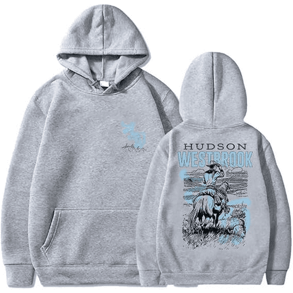 Hudson Westbrook Cowboy Hooded   Take Your Time Tour  Hooded Drawstring Pocket Sweatshirt Men/women  Hip Hop Pullover
