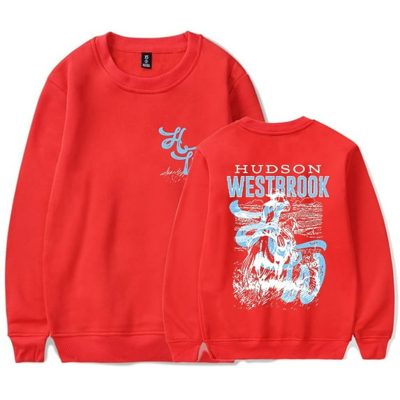 Hudson Westbrook Cowboy Men/Women Long Sleeve Crew Neck Sweater Men/Women Longsleeve Sweater