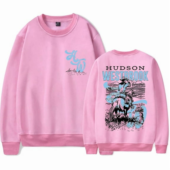 Hudson Westbrook Cowboy Men/Women Long Sleeve Crew Neck Sweater Men/Women Longsleeve Sweater