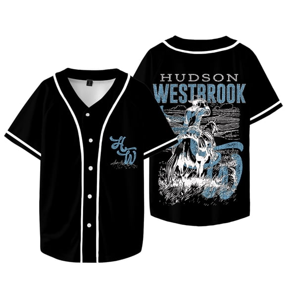 Hudson Westbrook Cowboy Merch Baseball Jacket Tee Summer Unisex Short Sleeve V-neck T-Shirts