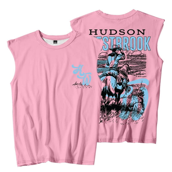 Hudson Westbrook Cowboy Sleeveless T-Shirts Take Your Time Tour Merch Summer Unisex Fashion Tee