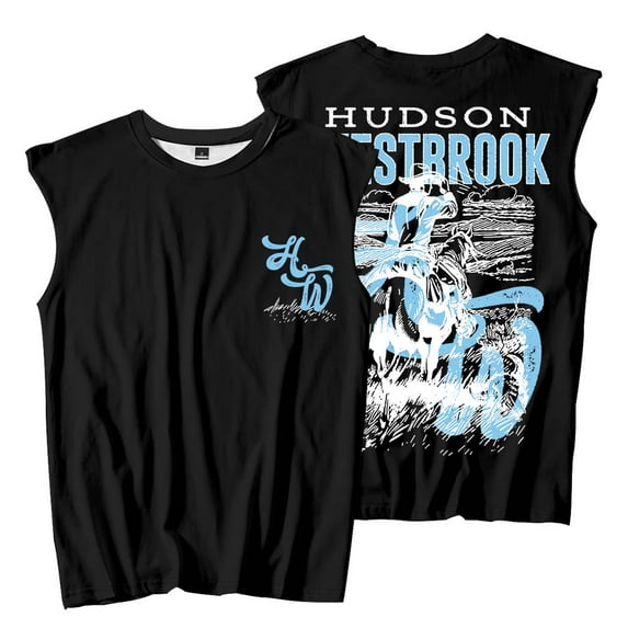 Hudson Westbrook Cowboy Sleeveless T-Shirts Take Your Time Tour Merch Summer Unisex Fashion Tee
