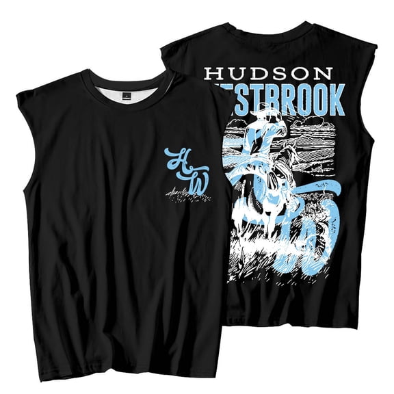Hudson Westbrook Cowboy Sleeveless T-Shirts Take Your Time Tour Merch Summer Unisex Fashion Tee