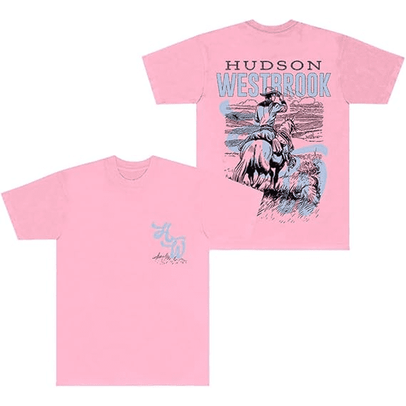 Hudson Westbrook Cowboy T-Shirts Take Your Time Tour shirt crewneck short sleeve tshirt men/women  tops