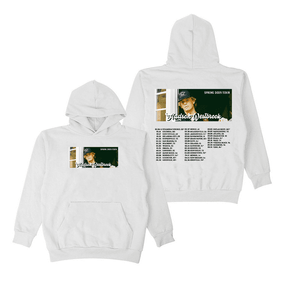 Hudson Westbrook Merch Hoodie Spring 2025 Tour Sweatshirt Long Sleeve Men Women Pullover