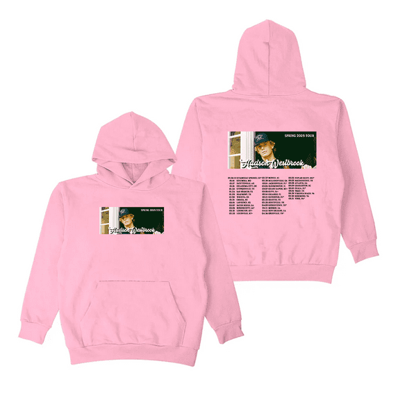 Hudson Westbrook Merch Hoodie Spring 2025 Tour Sweatshirt Long Sleeve Men Women Pullover