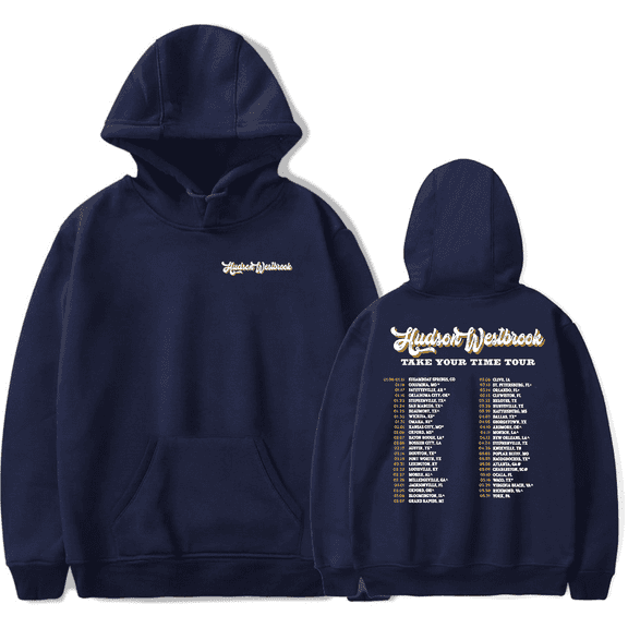 Hudson Westbrook Merch Hoodie Take Your Time Tour 2025 Country Music Long Sleeve Men Women Pullover