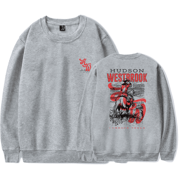 Hudson Westbrook Merch Sweatshirt Cowboy Logo Long Sleeve Unisex Country Music Crewneck Hoodie