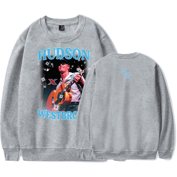 Hudson Westbrook Merch Sweatshirt HW Photo Printed Country Music Men Women Long Sleeve Crewneck