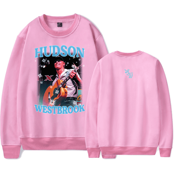 Hudson Westbrook Merch Sweatshirt HW Photo Printed Country Music Men Women Long Sleeve Crewneck