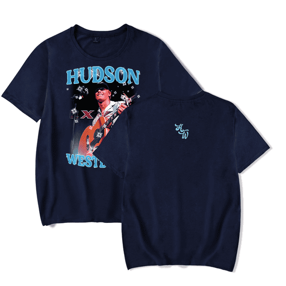 Hudson Westbrook Merch T-Shirt HW Photo Printed Country Music Merch Tee Short Sleeve Top T Shirts Crewneck Unisex