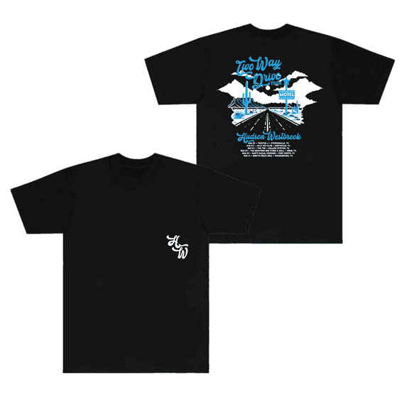 Hudson Westbrook Merch T-Shirt TWD Tour Tee Country Music Short Sleeve Top T Shirts Crewneck
