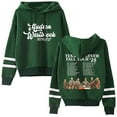thumbnail image 1 of Hudson Westbrook Merch Texas Forever Fall Tour 2025 Hoodie Unisex Pocketless Parallel Sleeve Pullover,M,Green, 1 of 2
