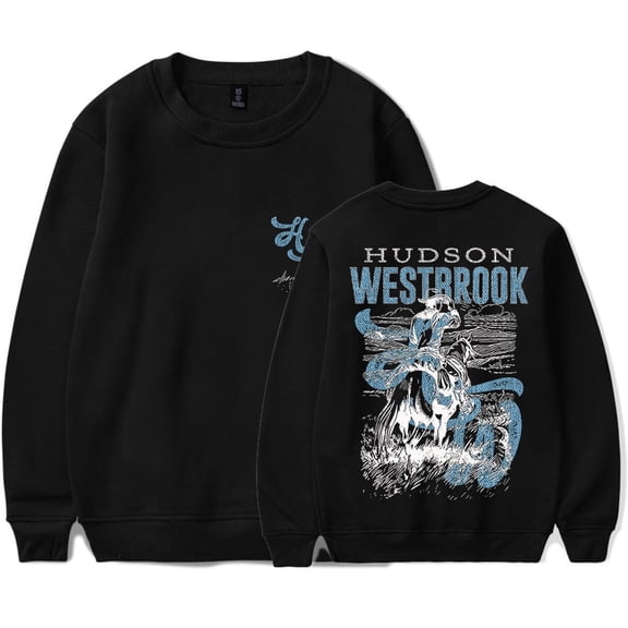 Hudson Westbrook Round Neck Sweatshirt Tour 2025 Merch Unisex Long Sleeved Sweater