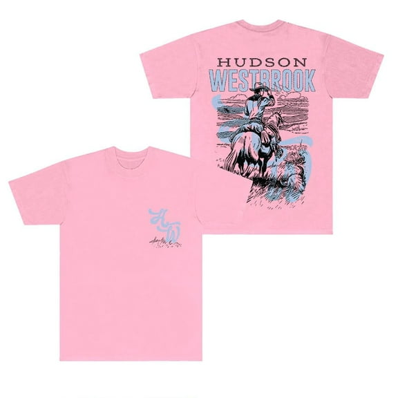 Hudson Westbrook T-shirt Women Men Casual Short Sleeve Printed Fashion Summer Tops Tee