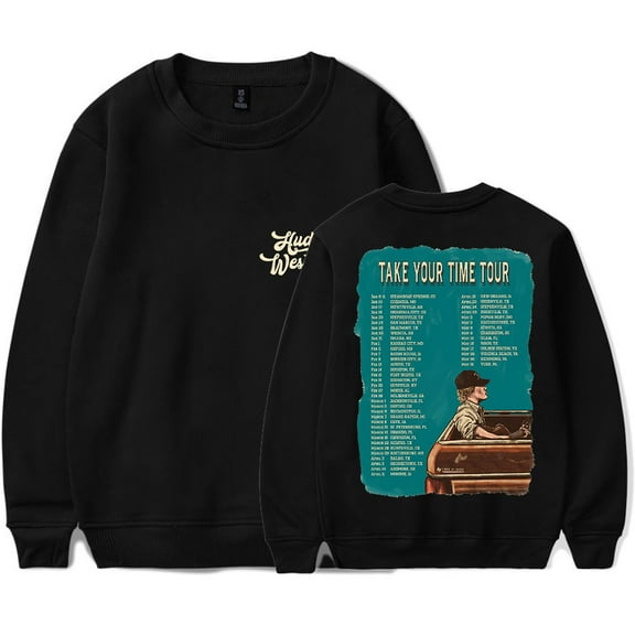 Hudson Westbrook Take Your Time Tour Dates Merch Crewneck Sweatshirts Unisex Long Sleeve Tee
