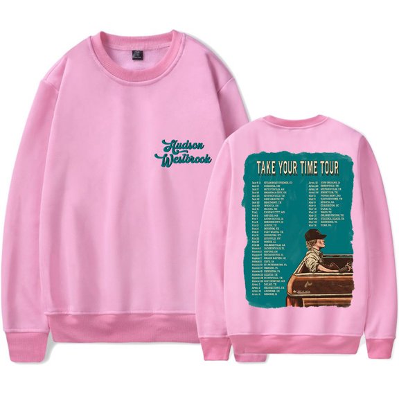 Hudson Westbrook Take Your Time Tour Dates Merch Crewneck Sweatshirts Unisex Long Sleeve Tee