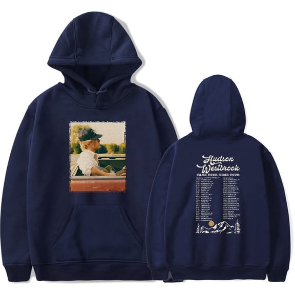 Hudson Westbrook Take Your Time Tour Men/Women Hoodies Sweatshirt Fashion Streetwear Casual
