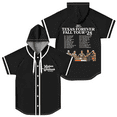 thumbnail image 1 of Hudson Westbrook Texas Forever Fall Tour 2025 Baseball Jersey Women Men Hooded Short Sleeve Shirt Casual Trendy T-shirt, 1 of 2