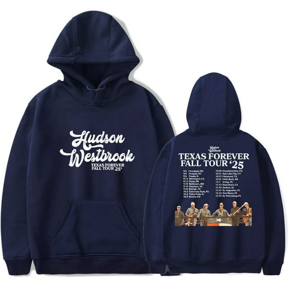 Hudson Westbrook Texas Forever Fall Tour 2025 Hoodie Women Men Sweatshirt Long Sleeve Pullover Clothes