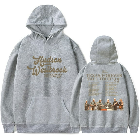 Hudson Westbrook Texas Forever Fall Tour 2025 Hoodie Women Men Sweatshirt Long Sleeve Pullover Clothes